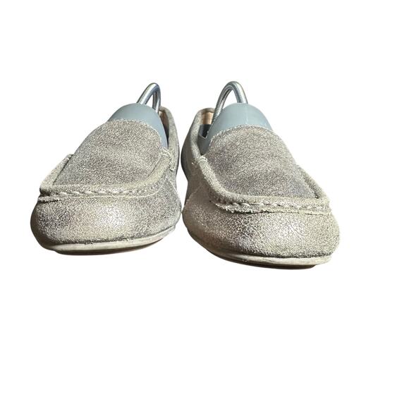 Vionic Debbie Metallic Gold US 9 Slip on loafer driving moccasin comfort casual - Picture 3 of 11